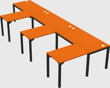 L-shaped desk