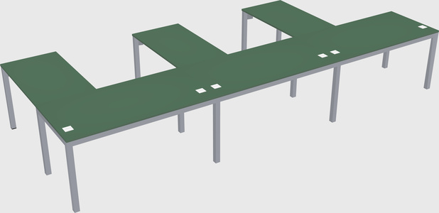 L-shaped desk