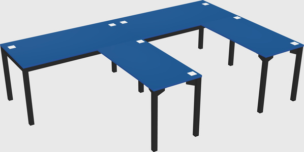 L-shaped desk