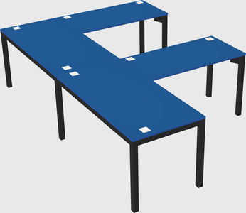 L-shaped desk