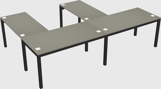 L-shaped desk