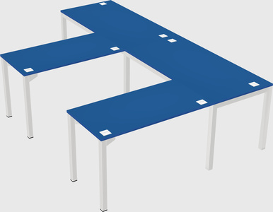 L-shaped desk
