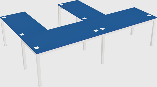 L-shaped desk