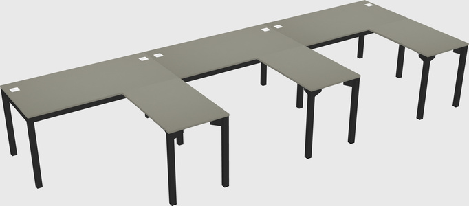 L-shaped desk