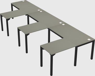 L-shaped desk