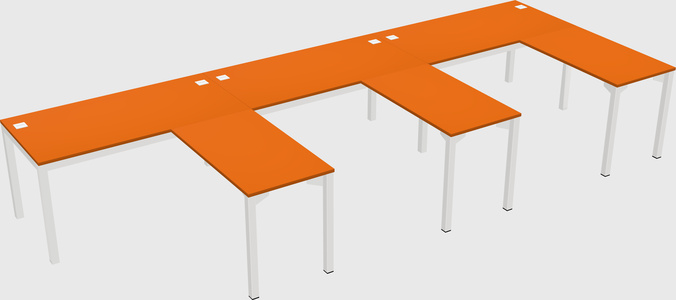 L-shaped desk