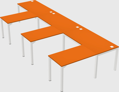 L-shaped desk