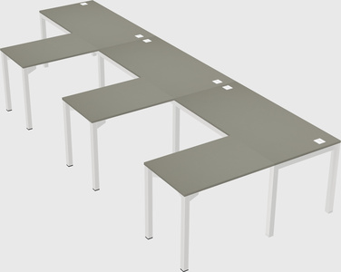 L-shaped desk