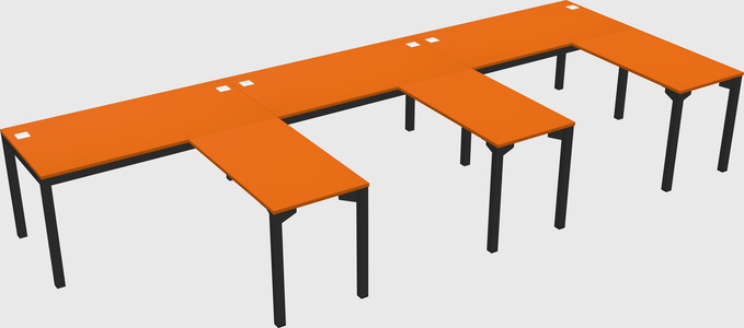L-shaped desk