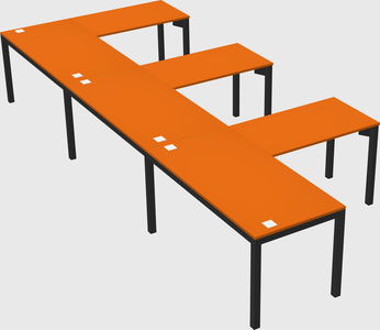 L-shaped desk