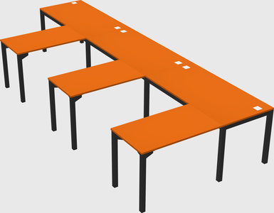 L-shaped desk