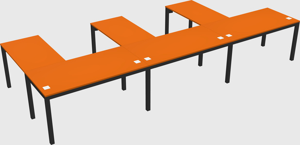 L-shaped desk