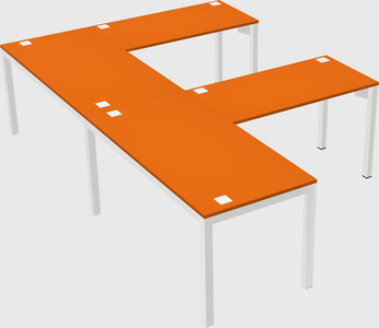 L-shaped desk