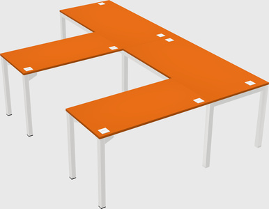 L-shaped desk