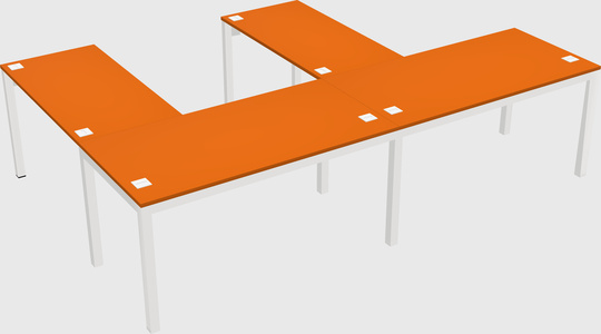 L-shaped desk