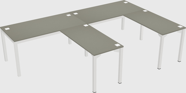 L-shaped desk