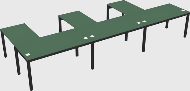 L-shaped desk