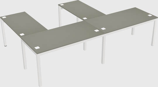 L-shaped desk