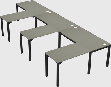 L-shaped desk