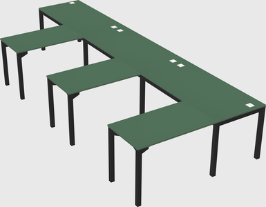 L-shaped desk