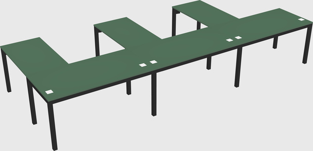 L-shaped desk
