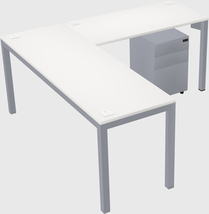 L-shaped desk