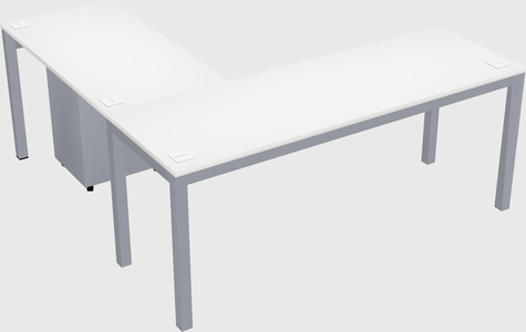 L-shaped desk