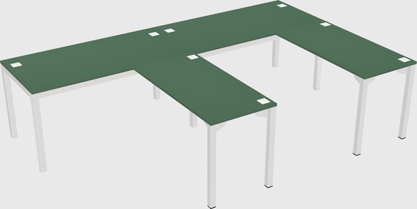 L-shaped desk