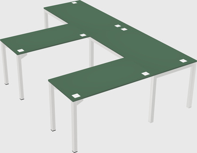 L-shaped desk