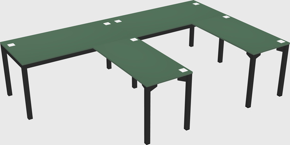 L-shaped desk