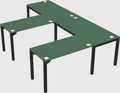L-shaped desk