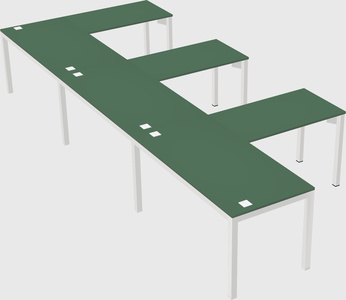L-shaped desk
