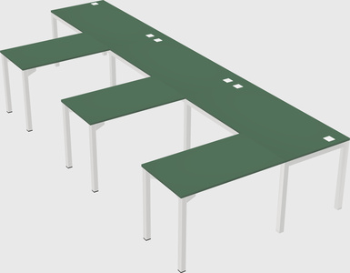 L-shaped desk