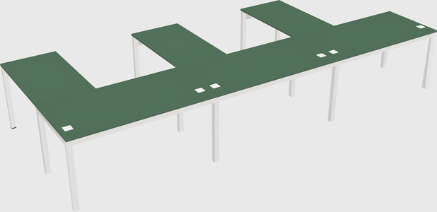 L-shaped desk