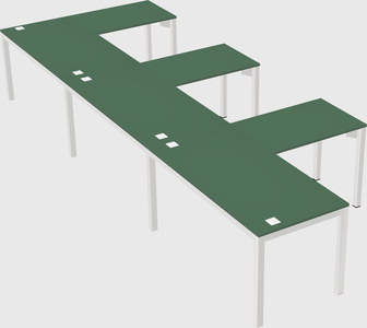 L-shaped desk