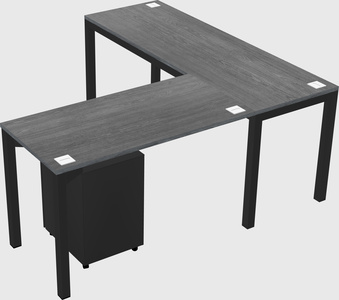 L-shaped desk