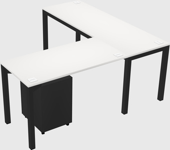 L-shaped desk