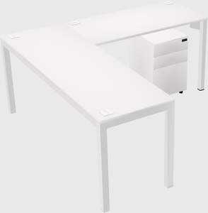 L-shaped desk