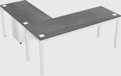 L-shaped desk