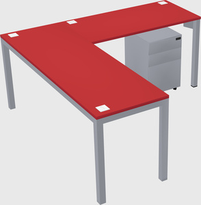 L-shaped desk