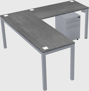 L-shaped desk