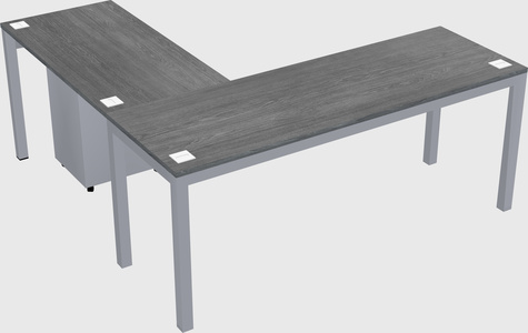 L-shaped desk
