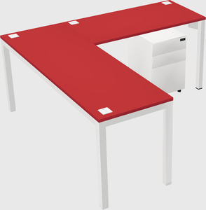 L-shaped desk