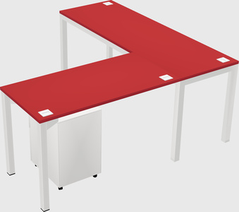 L-shaped desk