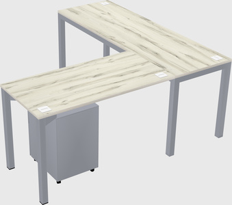L-shaped desk