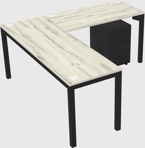 L-shaped desk
