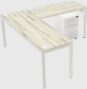 L-shaped desk