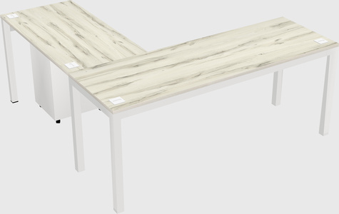 L-shaped desk