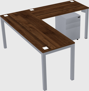 L-shaped desk