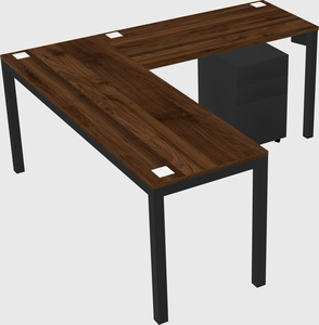 L-shaped desk